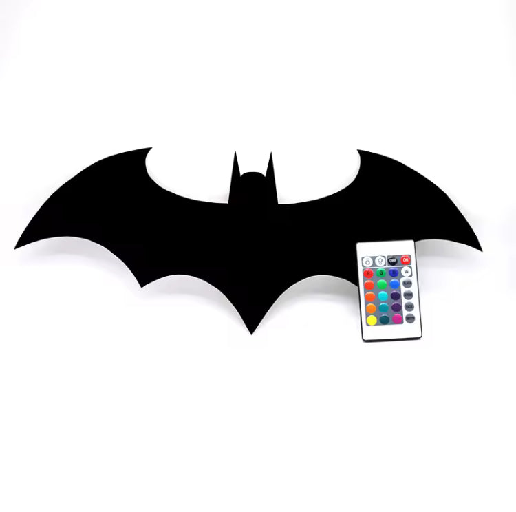 Batman LED Wall Light – RGB Color Changing Superhero Wall Lamp with Remote (15.75”)