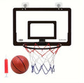 Mini Indoor Basketball Hoop Set with Ball – Wall & Door Mounted Backboard for Kids and Adults